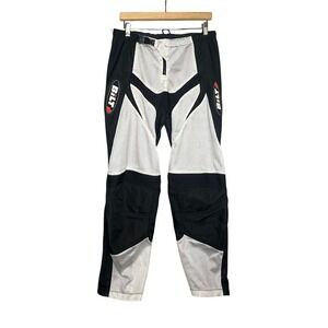 BILT Blorp 4 Free Flow Riding Pants Mens 34 Black White Red Motorcycle Motocross